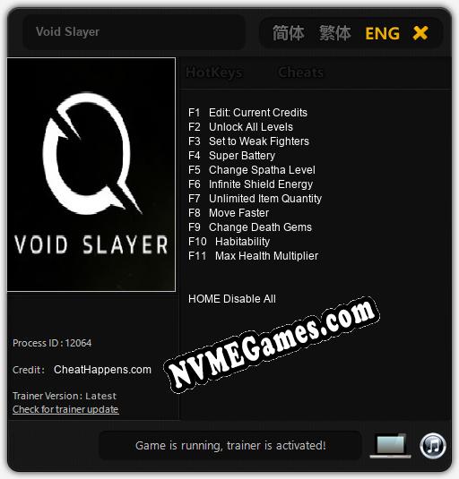 Void Slayer: Trainer +11 [v1.6]