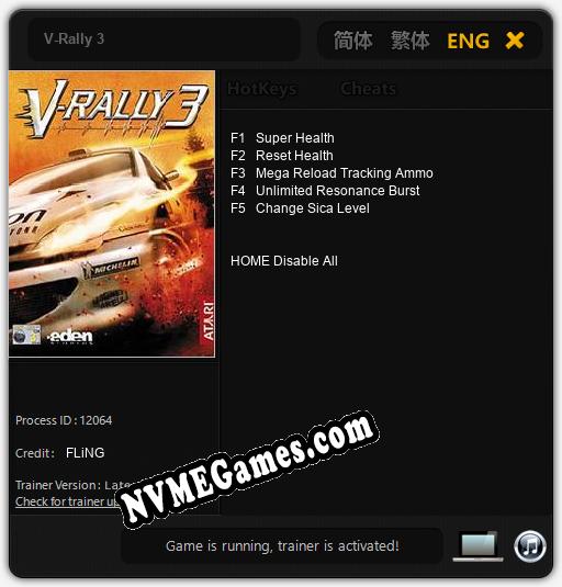 V-Rally 3: Treinador (V1.0.93)