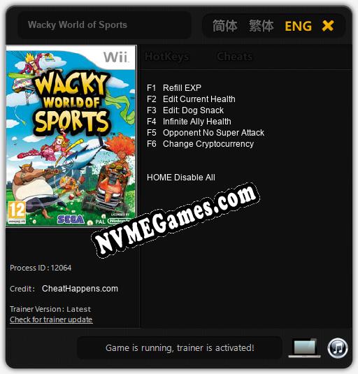 Wacky World of Sports: Trainer +6 [v1.2]