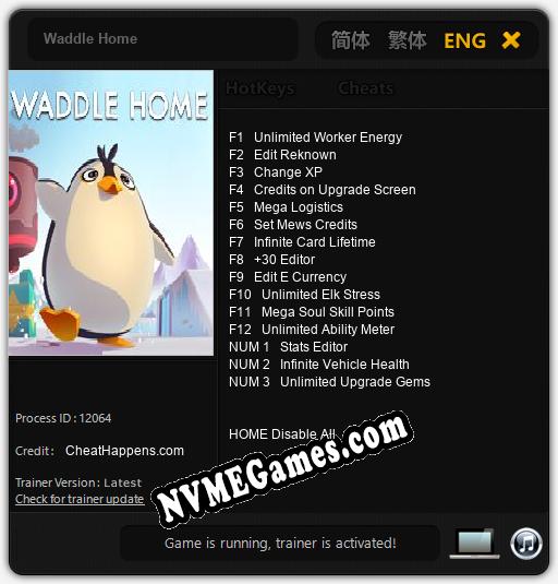 Waddle Home: Trainer +15 [v1.3]