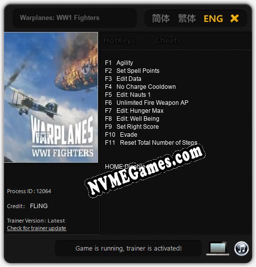 Warplanes: WW1 Fighters: Treinador (V1.0.83)