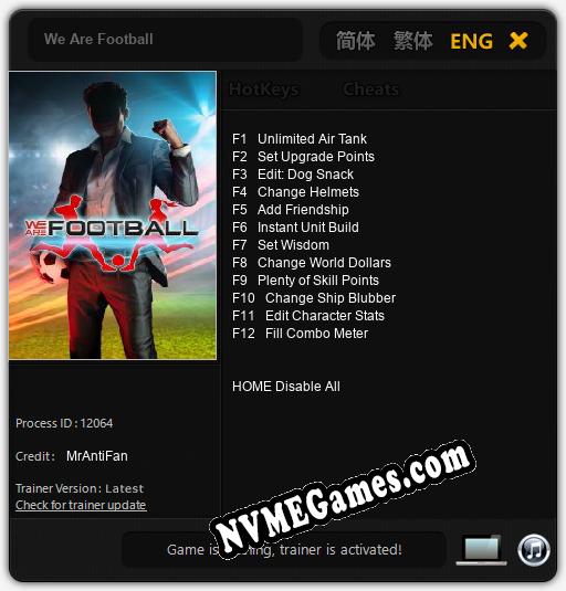 We Are Football: Treinador (V1.0.74)