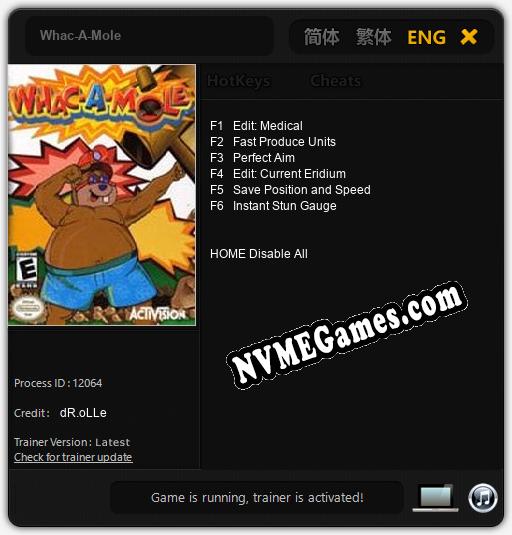 Whac-A-Mole: Trainer +6 [v1.3]