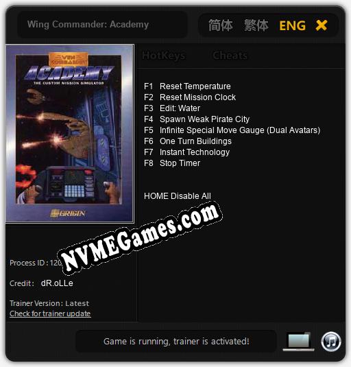 Wing Commander: Academy: Treinador (V1.0.78)