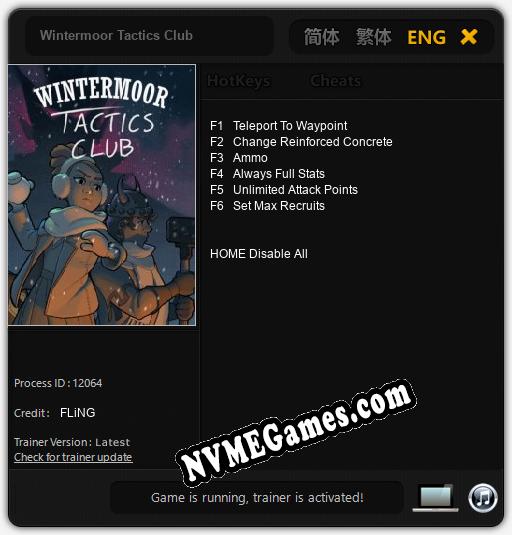 Wintermoor Tactics Club: Cheats, Trainer +6 [FLiNG]