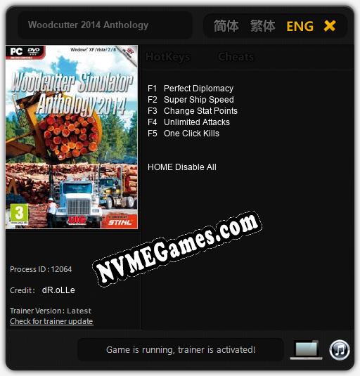 Woodcutter 2014 Anthology: Treinador (V1.0.86)