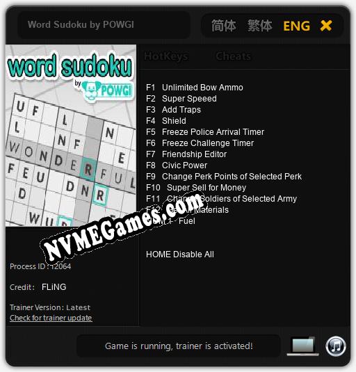 Treinador liberado para Word Sudoku by POWGI [v1.0.3]