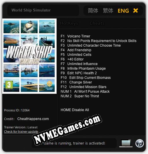 World Ship Simulator: Trainer +14 [v1.7]