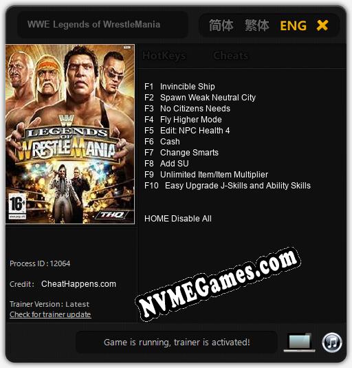 WWE Legends of WrestleMania: Treinador (V1.0.38)