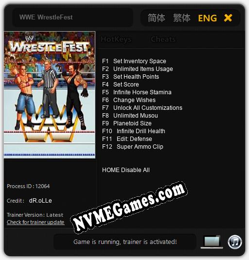 Treinador liberado para WWE WrestleFest [v1.0.6]