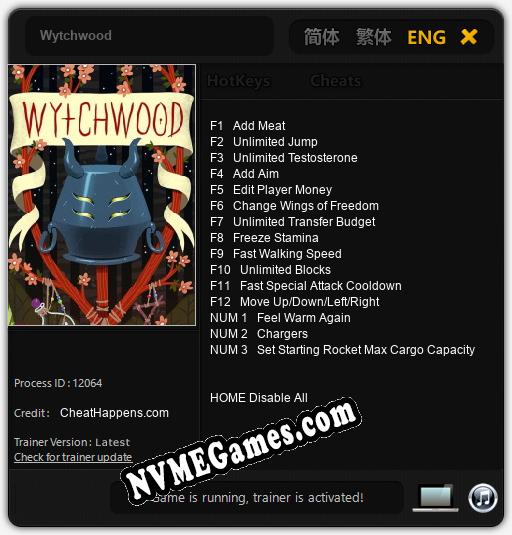 Wytchwood: Trainer +15 [v1.2]