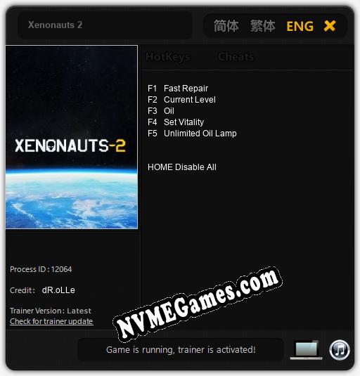 Xenonauts 2: Treinador (V1.0.77)