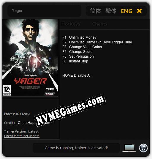 Yager: Treinador (V1.0.76)