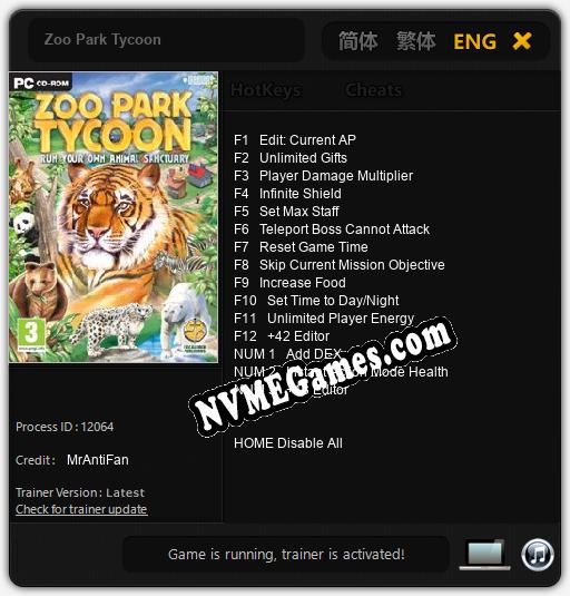 Zoo Park Tycoon: Treinador (V1.0.3)